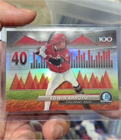 2024 Bowman Chrome #BTP-40 Edwin Arroyo — front