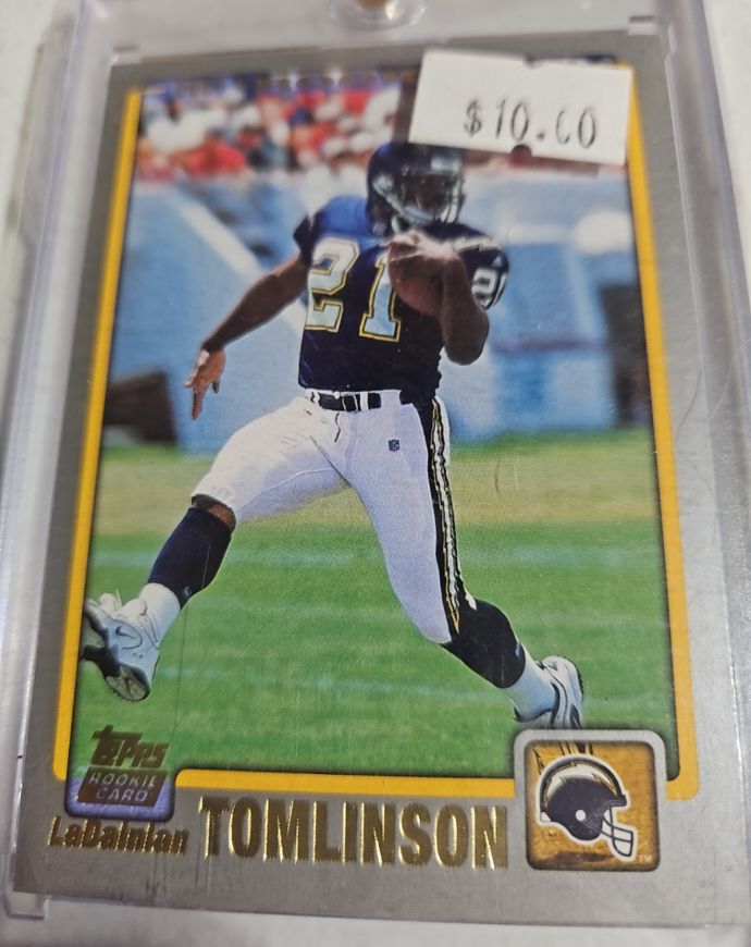 2001 Topps #350 LaDainian Tomlinson — front