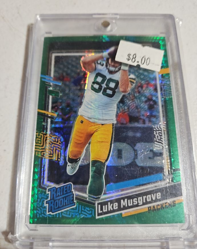 2023 Panini Donruss Optic #241 Luke Musgrave Rated Rookie Green Velocity — front