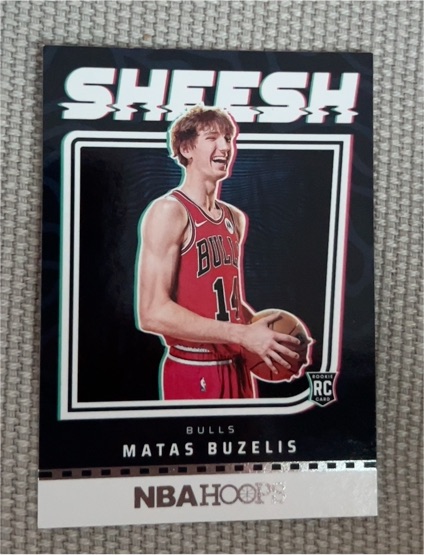 2024-25 Panini NBA Hoops #5 Matas Buzelis Sheesh — front