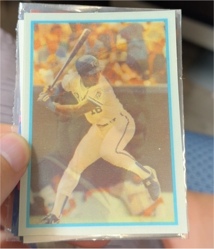 1986 Sportflics Rookies #50 Rickey Henderson — front