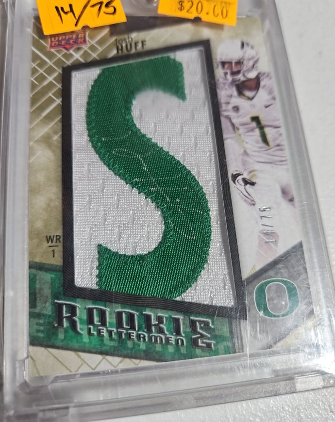 2014 Upper Deck Rookie Lettermen #RL-JH Josh Huff — front