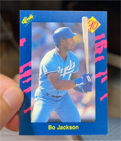 1990 Classic Blue #2 Bo Jackson — front
