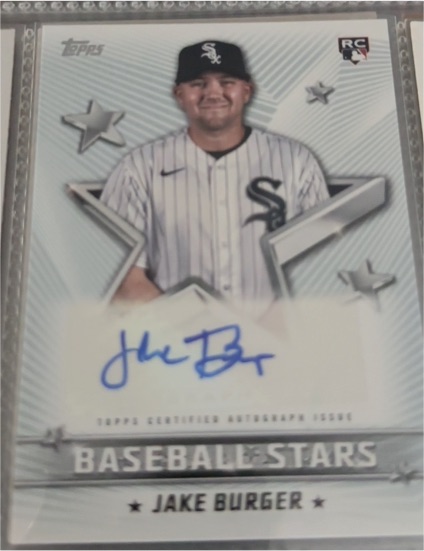 2022 Topps Series 1 Baseball Stars #BSA-JBU Jake Burger — front