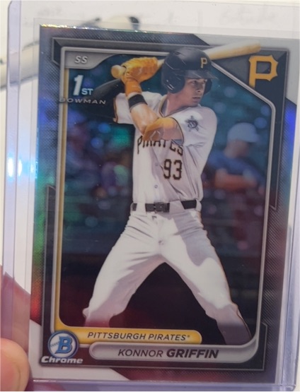 2024 Bowman Draft Chrome #BDC-22 Konnor Griffin — front