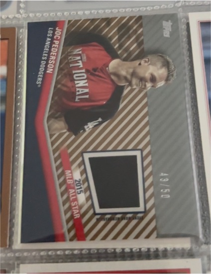 2020 Topps Update Series All-Star Stitches #ASSC-JP Joc Pederson — front