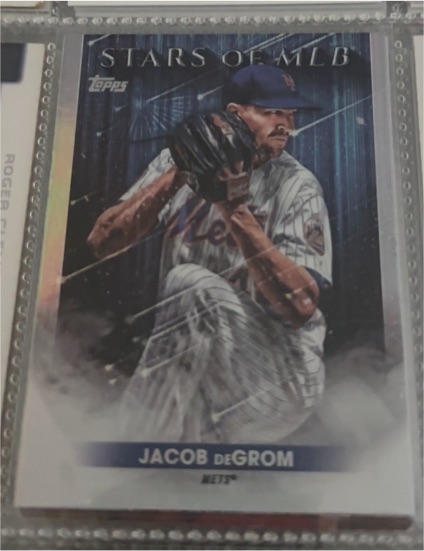 2022 Topps Stars of MLB #SMLB-13 Jacob deGrom — front