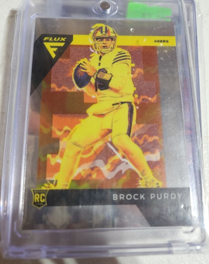 2022 Panini Chronicles Flux Rookies #FX-2 Brock Purdy — front