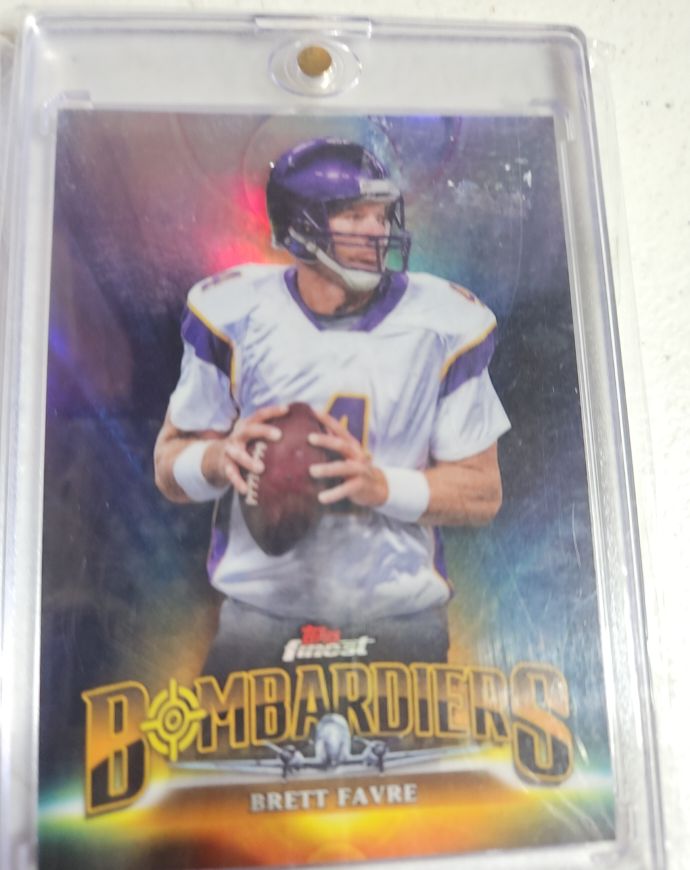 2024 Topps Finest Bombardiers #BB-14 Brett Favre — front
