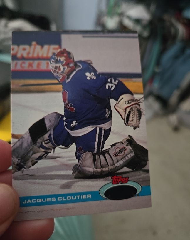 1991-92 Topps Stadium Club #32 Jacques Cloutier — front