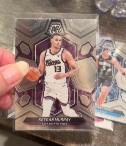 2023-24 Panini Mosaic #126 Keegan Murray — front