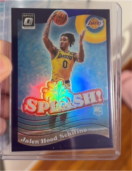 2023-24 Donruss Optic #14 Jalen Hood-Schifino Splash! — front