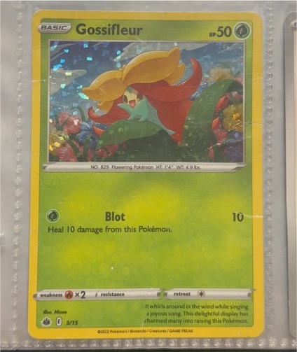 2022 Pokémon McDonald's Promo #3 Gossifleur — front
