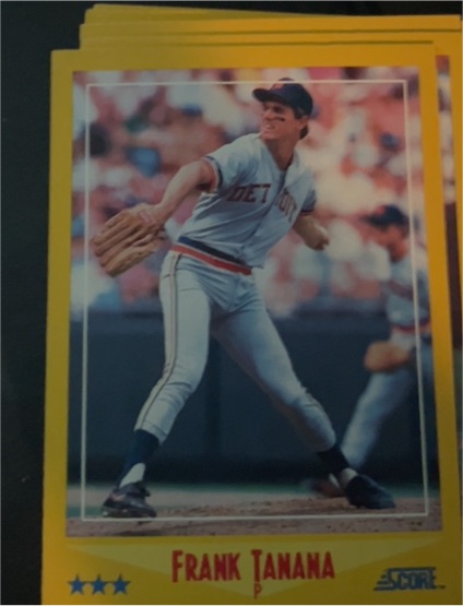 1988 Score #490 Frank Tanana — front