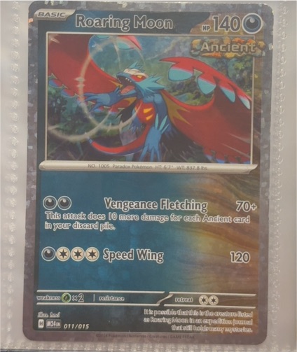 2025 Pokémon TCG McDonald's #011 Roaring Moon — front