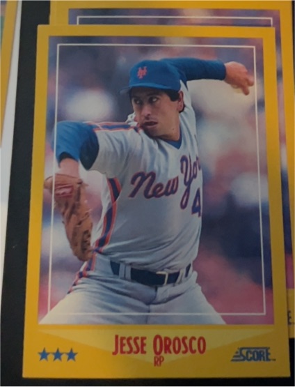 1988 Score #495 Jesse Orosco — front