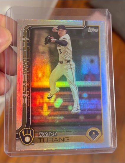 2025 Topps Series 1 #45 Brice Turang — front
