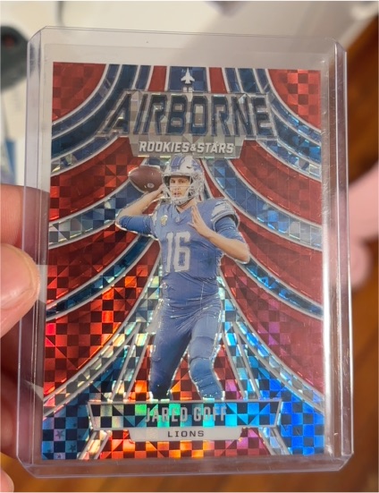 2024 Panini Rookies & Stars Airborne #A-JGF Jared Goff — front