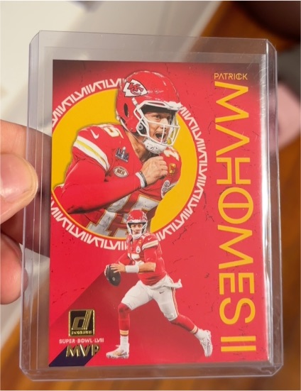 2024 Panini Donruss Super Bowl MVP #SBMVP-PM Patrick Mahomes II — front
