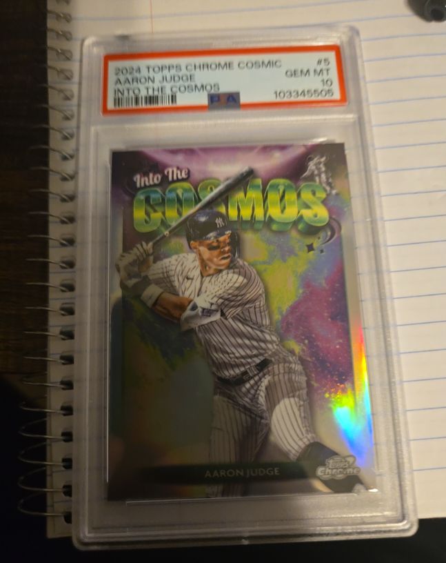 2024 Topps Cosmic Chrome Into the Cosmos #ITC-5 Aaron Judge — front
