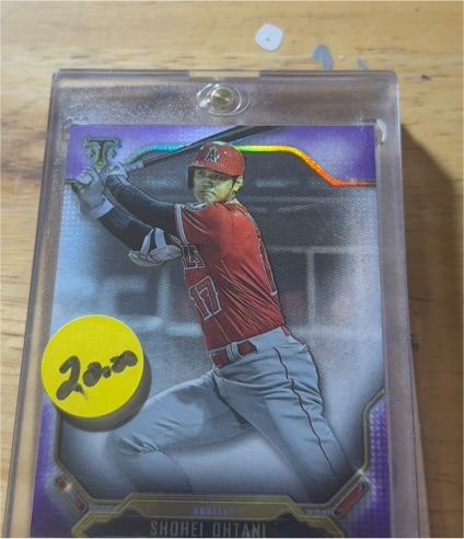 2020 Topps Shohei Ohtani Purple Parallel #T-1 — front