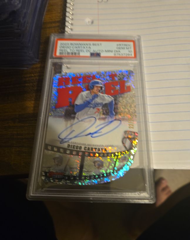 2023 Bowman's Best Reel To Reel Auto Diego Cartaya — front