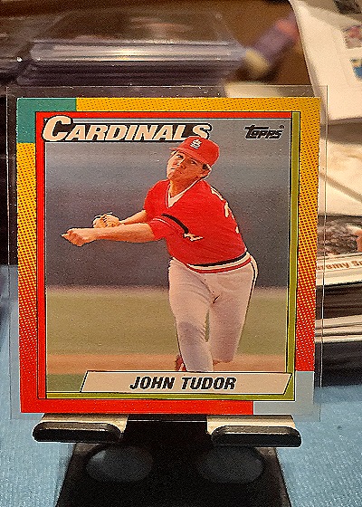 1990 Topps Traded #124T John Tudor — front