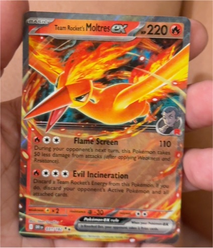 2025 Pokémon SV Destined Rivals #031 Team Rocket's Moltres ex — front