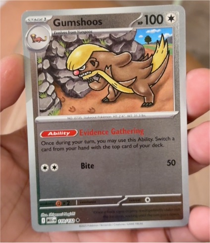 2023 Pokémon Scarlet & Violet #002 Gumshoos — front