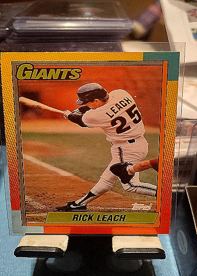 1990 Topps #87 Rick Leach — front