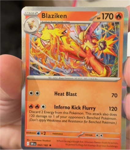 2025 Pokémon SV10: Destined Rivals #042 Blaziken — front