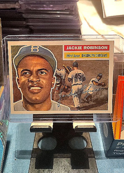 1956 Topps #30 Jackie Robinson — front
