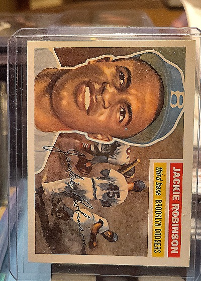 1956 Topps #39 Jackie Robinson — front