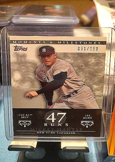 2007 Topps Moments & Milestones #166-119 Mickey Mantle — front