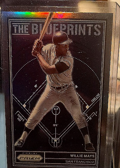 2023 Panini Prizm The Blueprints #TB5 Willie Mays — front