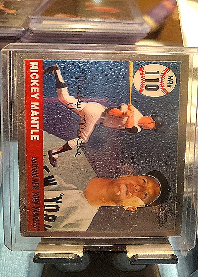 2006 Topps Chrome Home Run History #110 Mickey Mantle — front