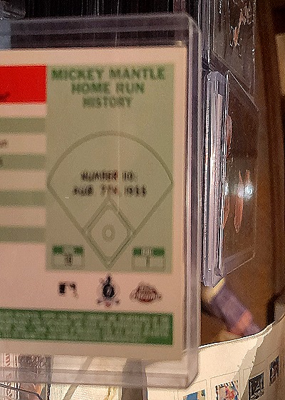 2006 Topps Chrome Home Run History #110 Mickey Mantle — back
