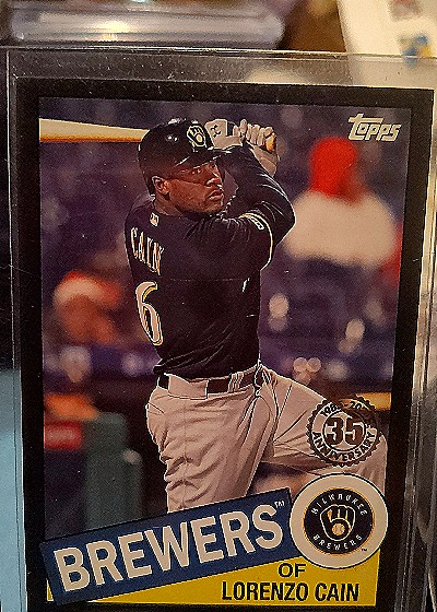 2021 Topps 1986 Topps Baseball 35th Anniversary #86B-23 Lorenzo Cain — front