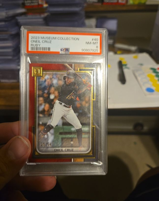 2023 Museum Collection #40 Oneil Cruz Ruby — front