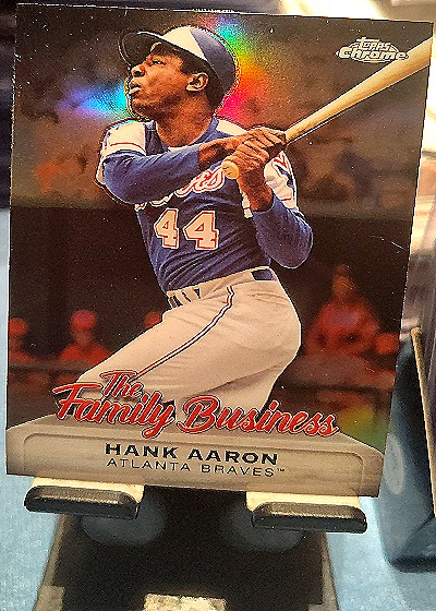 2019 Topps Chrome Update The Family Business #FBC-11 Hank Aaron — front