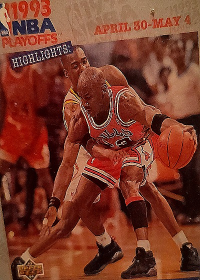 1993-94 Upper Deck #180 Michael Jordan Finals Playoff Highlights — front