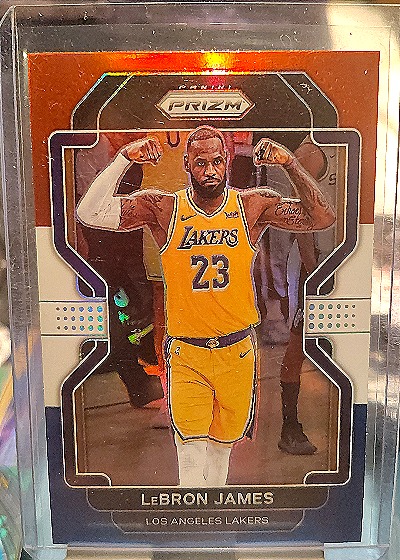2021-22 Panini Prizm #91 LeBron James — front