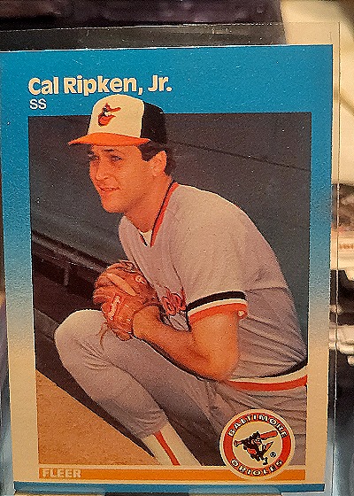 1987 Fleer #478 Cal Ripken Jr. — front