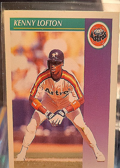 1992 Score #845 Kenny Lofton — front
