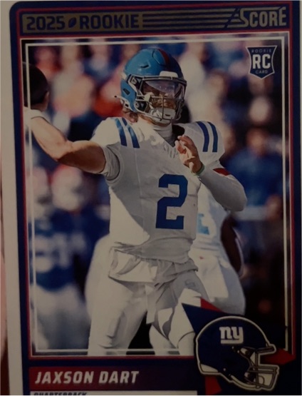 2025 Panini Score #35 Jaxson Dart — front