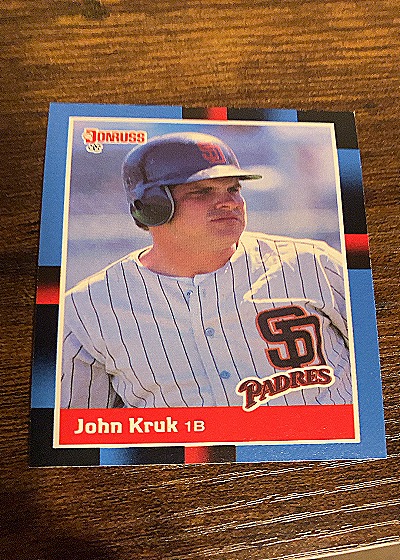1988 Donruss #205 John Kruk — front