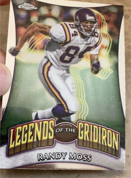 2024 Topps Chrome #LOG-13 Randy Moss Legends of the Gridiron — front