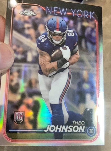 2024 Topps Chrome #257 Theo Johnson — front
