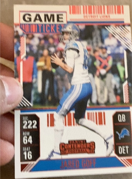 2024 Panini Contenders #31 Jared Goff — front