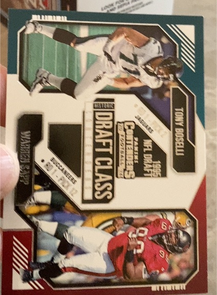 2024 Panini Contenders #15 Tony Boselli / Warren Sapp Historic Draft Class — front